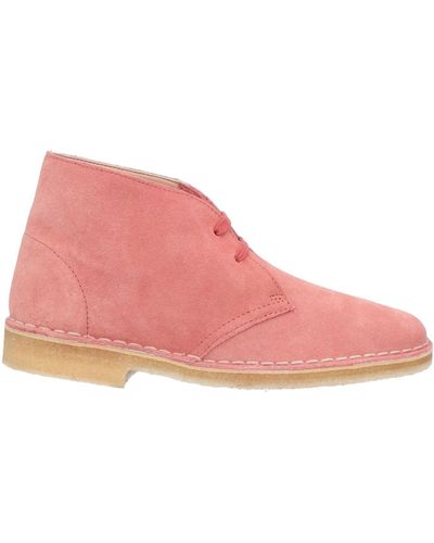 Clarks Ankle Boots - Pink