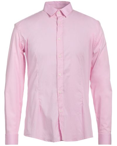 Grey Daniele Alessandrini Shirt - Pink