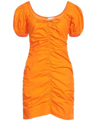 Ganni Mini-Kleid - Orange