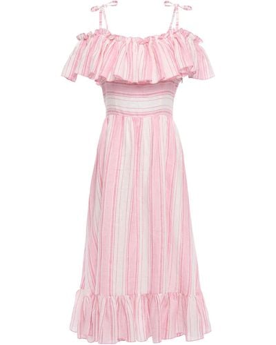 Gül Hürgel Midi Dress - Pink