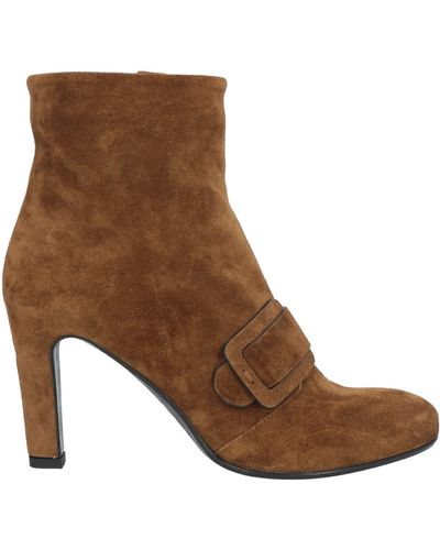 Roberto Del Carlo Camel Ankle Boots Leather - Brown