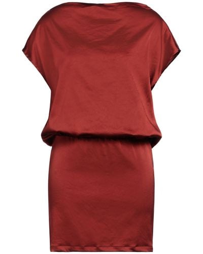 Barena Mini Dress Acetate, Polyamide, Elastane - Red