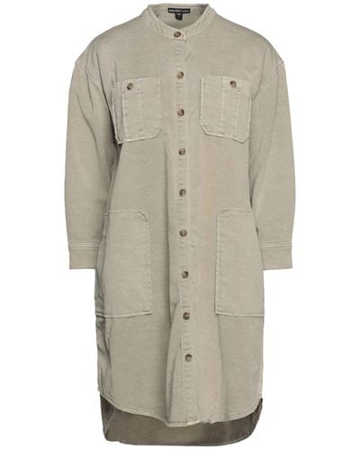 James Perse Light Mini Dress Cotton, Elastane - Gray