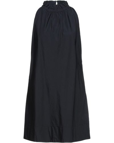European Culture Short Dress - Black