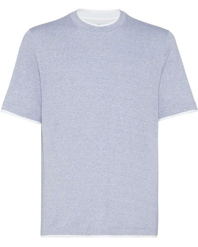 Brunello Cucinelli T-shirt - Blu