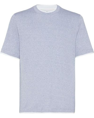 Brunello Cucinelli Camiseta - Azul
