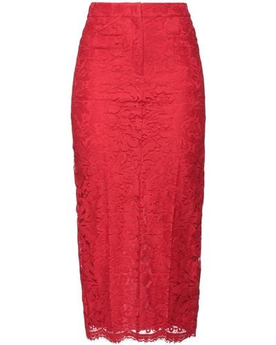 N°21 Midi Skirt - Red