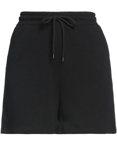 Pieces Shorts & Bermuda Shorts - Black