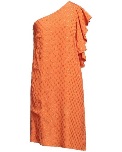 L'Autre Chose Vestido midi - Naranja