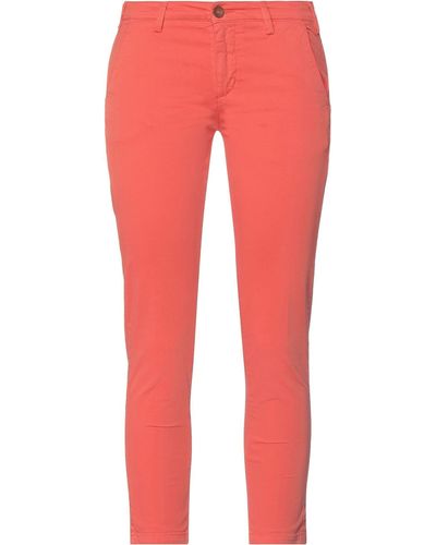 40weft Cropped Trousers - Orange