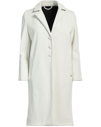 Yuko Overcoat & Trench Coat - White