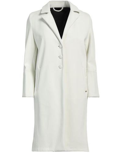 Yuko Overcoat & Trench Coat - White