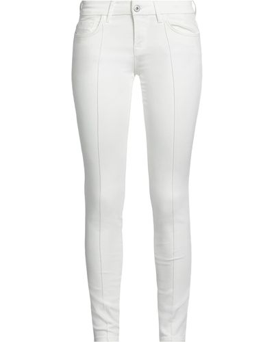 Brian Dales Pantalon en jean - Blanc