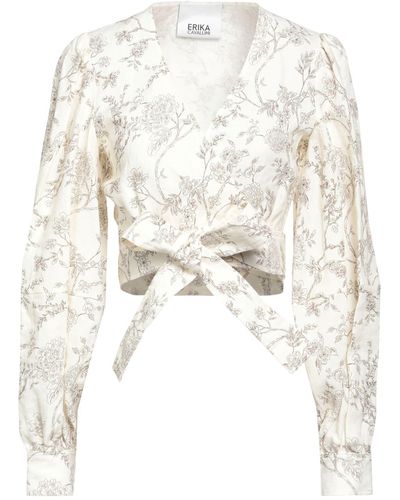 Erika Cavallini Semi Couture Wrap Cardigans - White