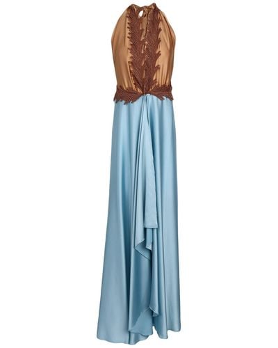 CLARA AESTAS Midi Dress - Blue
