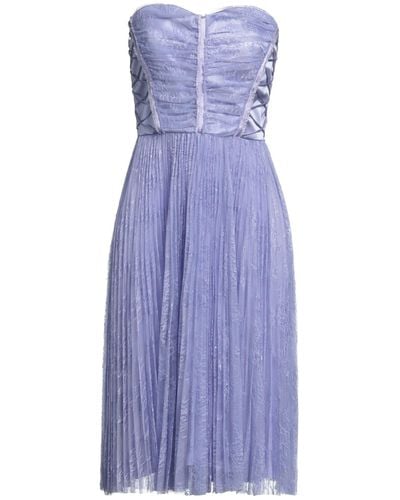 Elisabetta Franchi Midi Dress - Purple