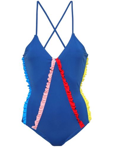 Morgan Lane One-piece Swimsuit - Blue