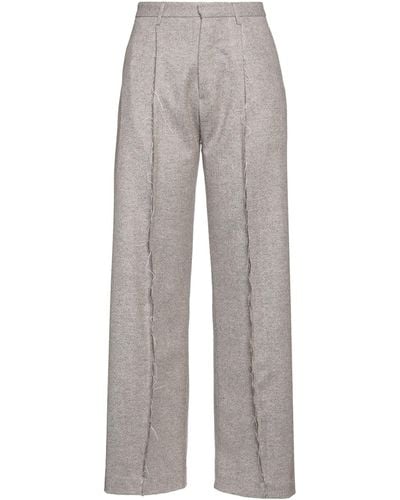 R13 Trousers Wool - Grey