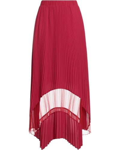 Twin Set Maxi Skirt - Red