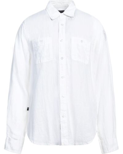 Blauer Shirt - White