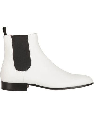 Gianvito Rossi Ankle Boots - White