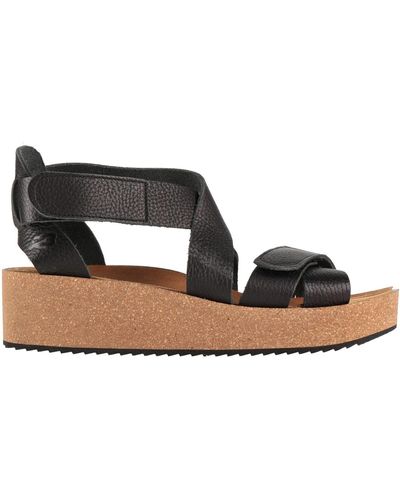 Loints of Holland Sandals Leather - Black