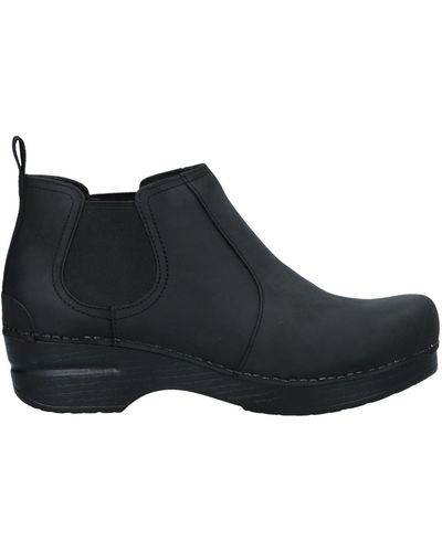 Dansko Ankle Boots Soft Leather - Black