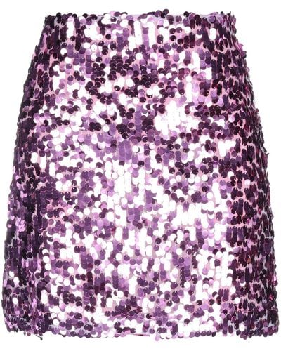 be Blumarine Midi Skirt - Purple