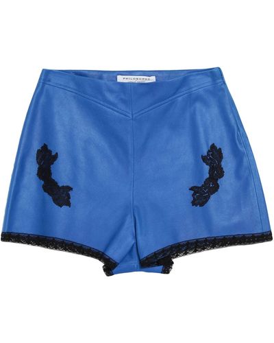 Philosophy Di Lorenzo Serafini Shorts & Bermuda Shorts - Blue