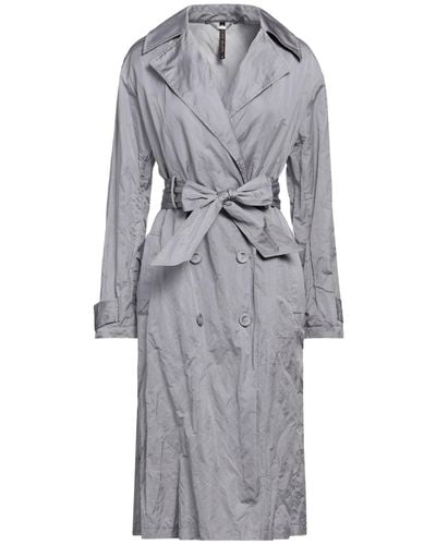 Manila Grace Manteau long et trench - Gris