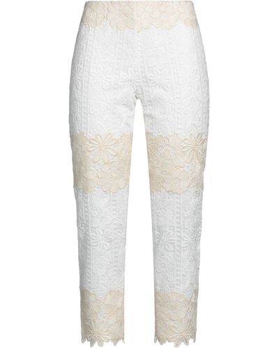 Blumarine Casual Trousers - White