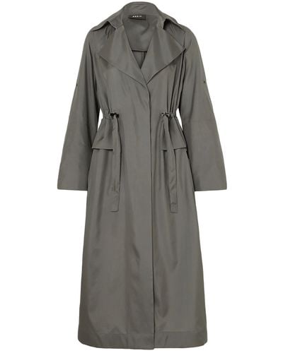 Akris Overcoat & Trench Coat - Gray