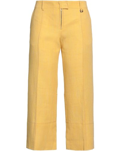 Jacquemus Cropped Pants - Yellow