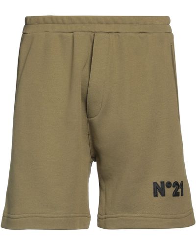N°21 Military Shorts & Bermuda Shorts Cotton - Green