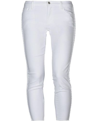 J Brand Cropped Jeans - Bianco