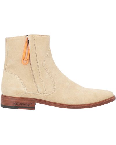 Off-White c/o Virgil Abloh Ankle Boots - Natural