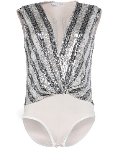 In the mood for love Top - Metallic