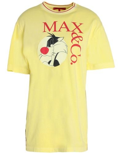MAX&Co. T-shirts - Gelb