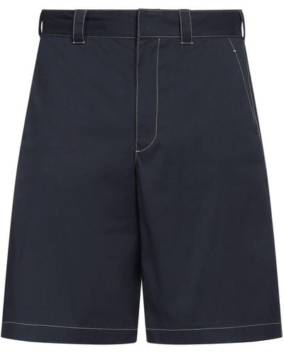 Prada Midnight Shorts & Bermuda Shorts Cotton, Polyamide, Elastane - Blue