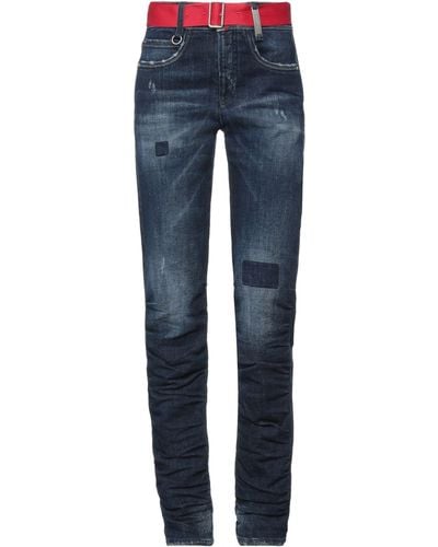 High Pantaloni Jeans - Blu