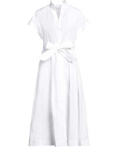 Eleventy Midi-Kleid - Weiß