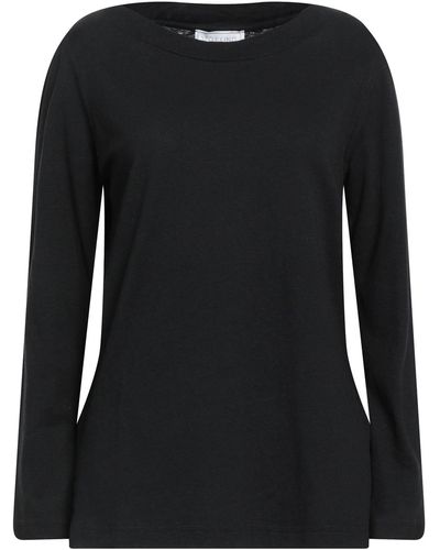 120% Lino Camiseta - Negro