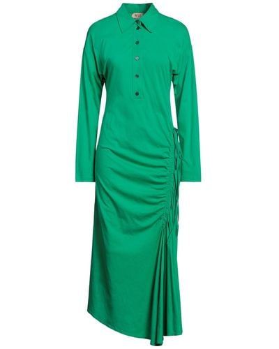 N°21 Midi Dress - Green