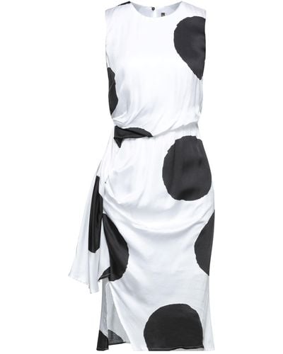 Manila Grace Midi Dress - White