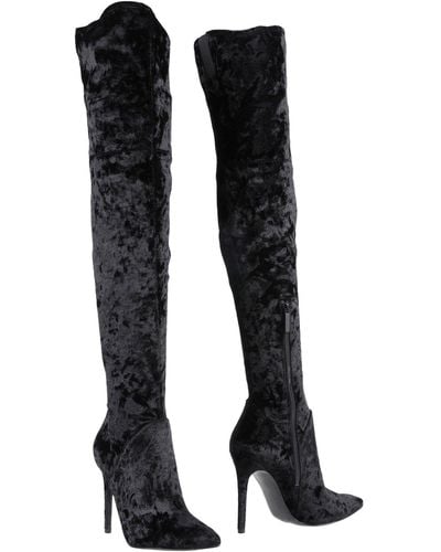Kendall + Kylie Knee Boots - Black