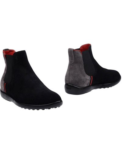 Tod's For Ferrari Ankle Boots - Black