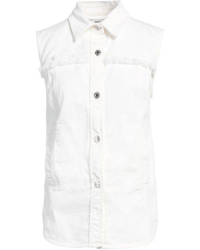 Grifoni Denim Shirt - White