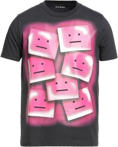 Acne Studios Camiseta - Rosa