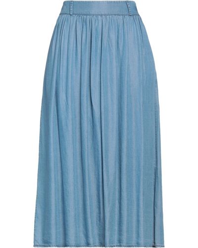 CafeNoir Midi Skirt - Blue