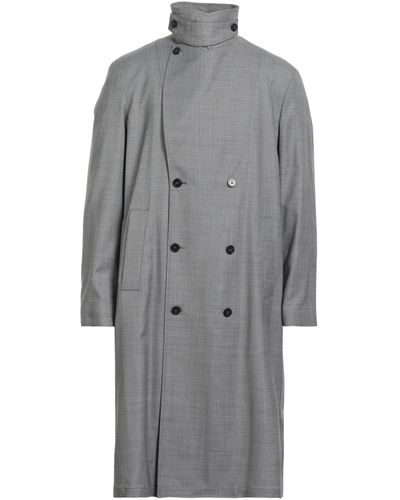 Emporio Armani Overcoat & Trench Coat - Gray